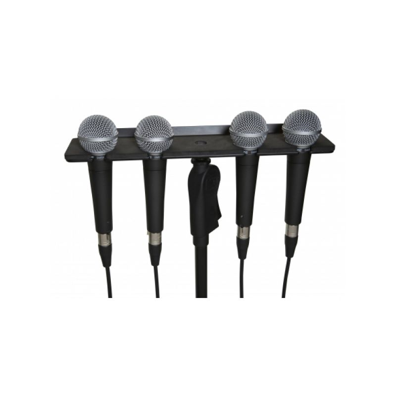 Держатель-лоток для четырех ручных микрофонов Gator Frameworks GFW-MIC-4TRAY Multi Mic Holder Four (4) Mics